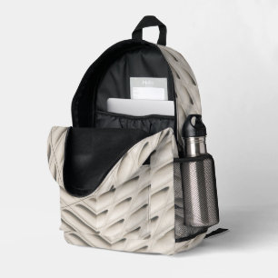 Dos Imprimé Imprimer Coupe Sac À Coudre Beige