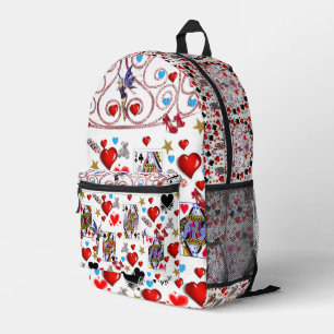 Dos Imprimé Imprimer Coupe Sac Cartes À Coudre Coeurs rouges
