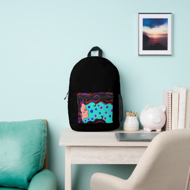 Dos Imprimé Imprimer le sac à mousse coupé (Insitu)