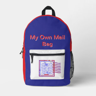 Dos Imprimé Mon Propre Sac De Courrier De Retour À L'École