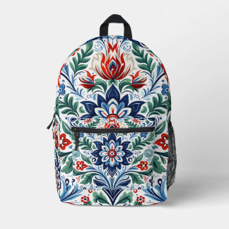 Dos Imprimé Poterie polonaise Imprimer Coupe Sac à coudre