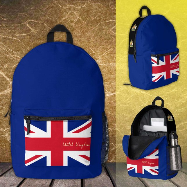 Dos Imprimé Royaume-Uni, sac à dos, drapeau britannique / patr (Créateur téléchargé)