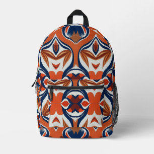 Dos Imprimé Sac à dos, un design élégant et coloré sans coutur