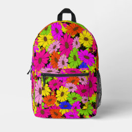 Dos Imprimé Sac à double motif floral