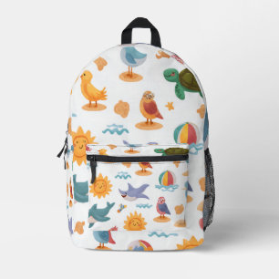 Dos Imprimé Sac cadeau à imprimer coupé et cousu Tropical Sun