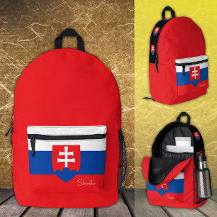 Dos Imprimé Slovaquie, sac à dos, Slovaquie Drapeau / patrioti