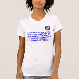 Dos Jefferson de T-shirt de thé de Bulloch Co