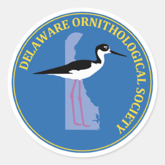 DOS-Logo-Aufkleber Runder Aufkleber