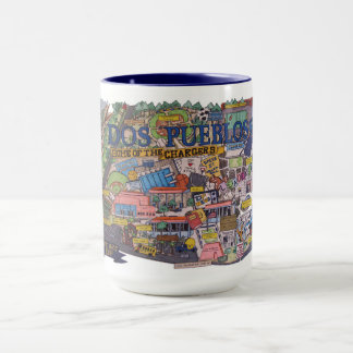 Dos Pueblos Map Kaffeemaschine Tasse