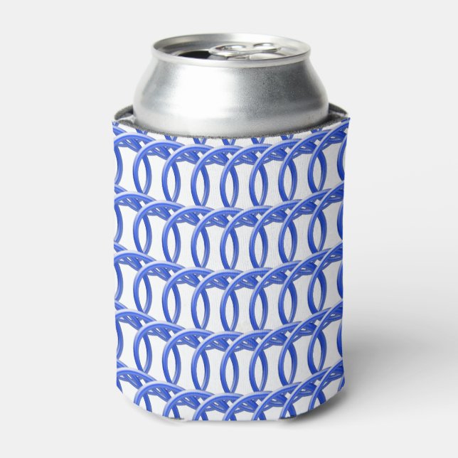 Dose/Flasche Cooler - Verriegelung der blauen Ring Dosenkühler (Kanne Vorderseite)