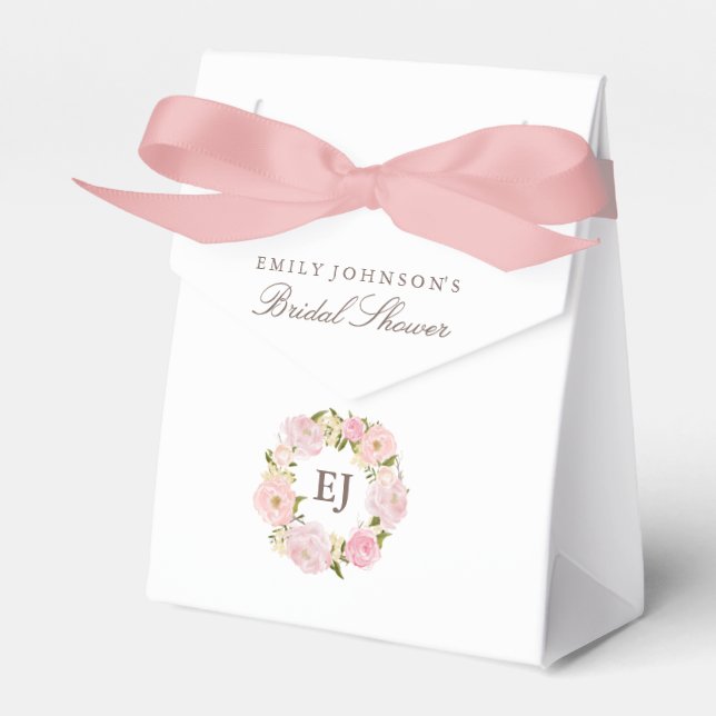 Dose für botanisches Brautparty Geschenkschachtel (Vorderseite)