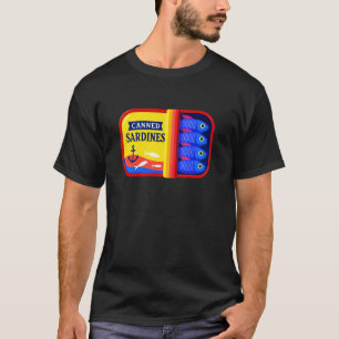 Dosen-Sardinen Nautischer Fisch Humor T-Shirt