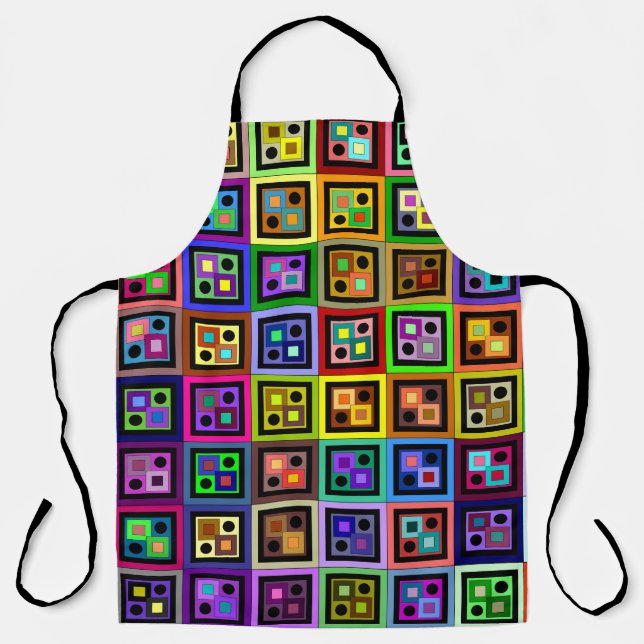 Dosen und Dots für die Schürze (Vorderseite)
