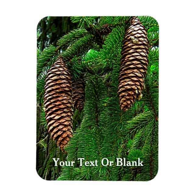 Dosen und Nadeln Magnet (Vertikal)