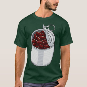 Dosen von Bohnen Niere Bohnen gebacken Bohnen T-Shirt