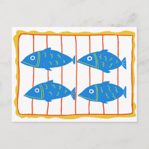 Dosenfisch-Postkarte Postkarte