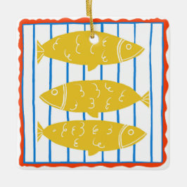 Dosenfisch-Schmuck Keramikornament
