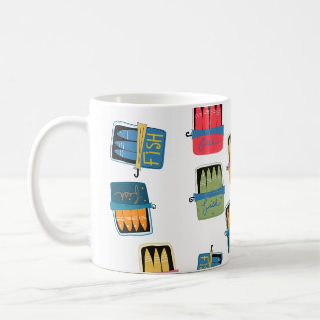 Dosenfisch-Tasse Kaffeetasse (Links)