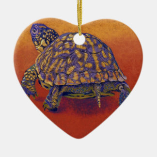 Dosenschildkröte, Schildkröte Keramik Ornament