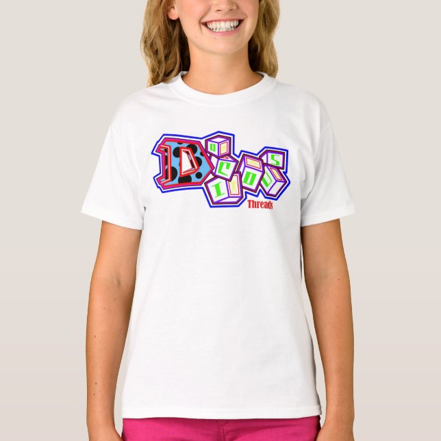Dosierte Fäden T-Shirt (Vorderseite)