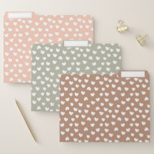 Chic et coloré Motif de cœur pastel mignon
