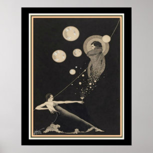 "Dossier de mon existence" Art Déco Imprimer 16 x 