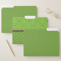 Motif demi-cercle vert et Brown