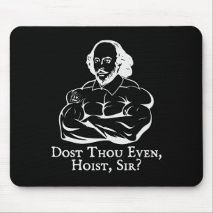 Dost, obwohl sogar hissen Sir lustiges Gym-Workout Mousepad