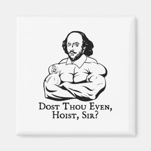 Dost Though Even Hissen Sir Lustige Gym-Workout Wi Magnet