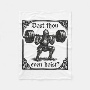 Dost you sogar Hoist Funny Gothic Deadlift Gym Fleecedecke