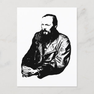 Dostoyevsky Postcard Postkarte