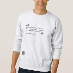 Dostoyevsky Zivilisation Sweatshirt