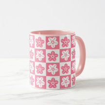 Dot Blume Rosa Weiß