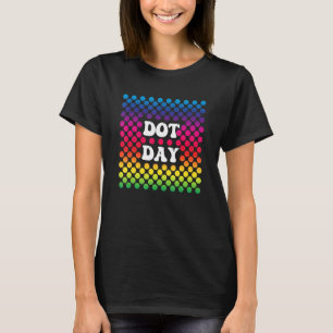 DOT DAY 70u2019s Groove Retro Rainbow T-Shirt