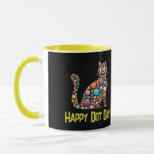 Dot Day polka dot cat Tasse