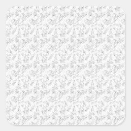 dot Design 47 Quadratischer Aufkleber