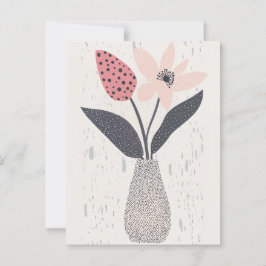 Dot Dot Blume #003 Postkarte