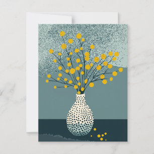 Dot Dot Blume #004 Postkarte