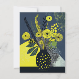 Dot Dot Blume #005 Postkarte