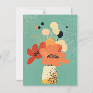 Dot Dot Blume #011 Postkarte