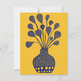 Dot Dot Blume #014 Postkarte