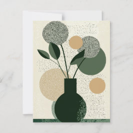 Dot Dot Blume #018 Postkarte