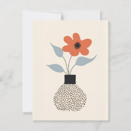 Dot Dot Blume #022 Postkarte