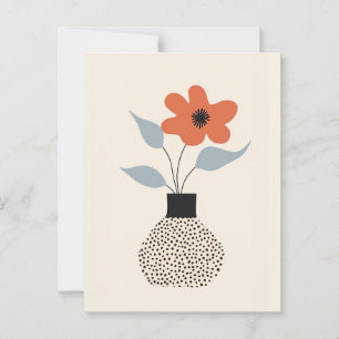 Dot Dot Blume #022 Postkarte