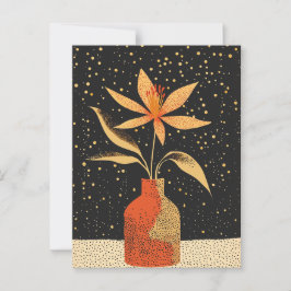 Dot Dot Blume #025 Postkarte