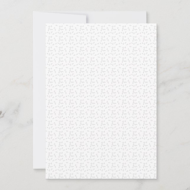 Dot, Dove Gray Einladung (Vorderseite)