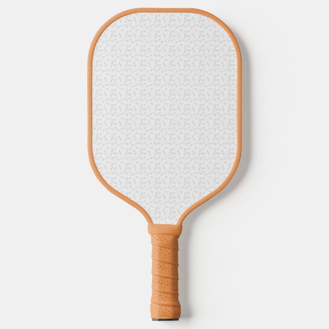 Dot, Dove Gray Pickleball Schläger (Vorderseite)