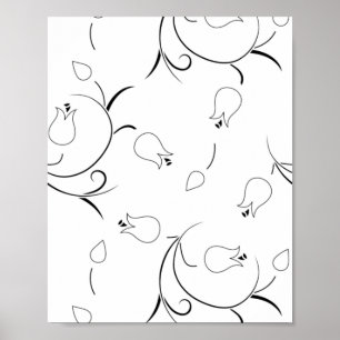 Dot, Graugans Poster