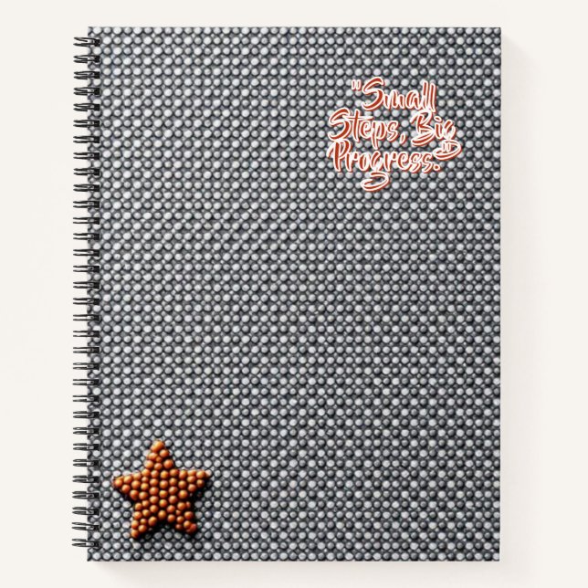 Dot Matrix  - Modern Cover Art Notizbuch (Vorderseite)