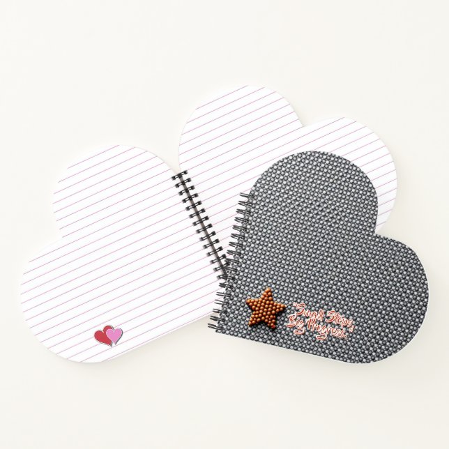 Dot Matrix - Modern Cover Art Notizbuch (Innenseite)